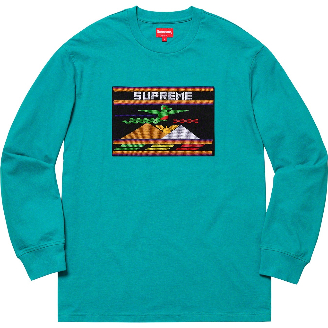 Needlepoint Patch L/S Top view 3